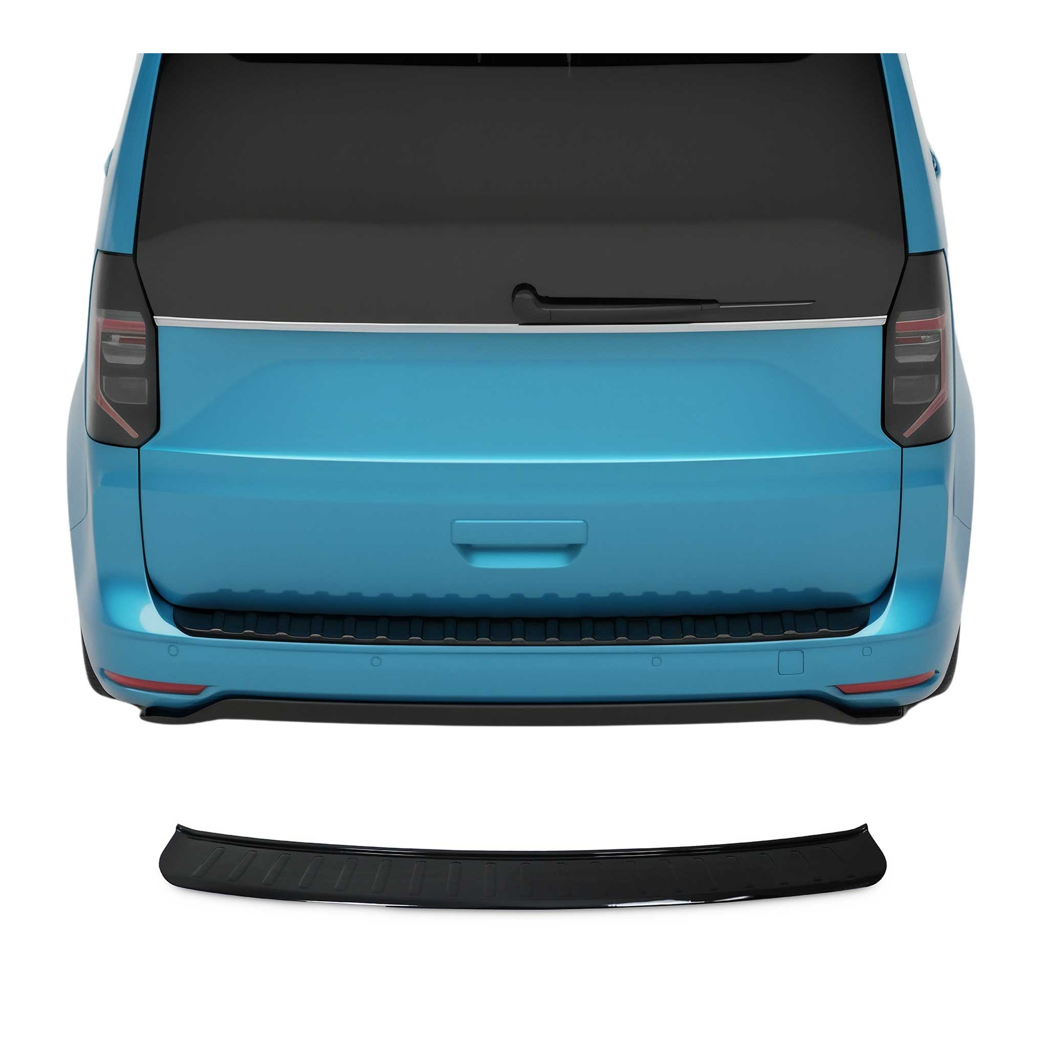 Protector Parachoques para VW Caddy 2021-2023 Negro Brillante Acrílica