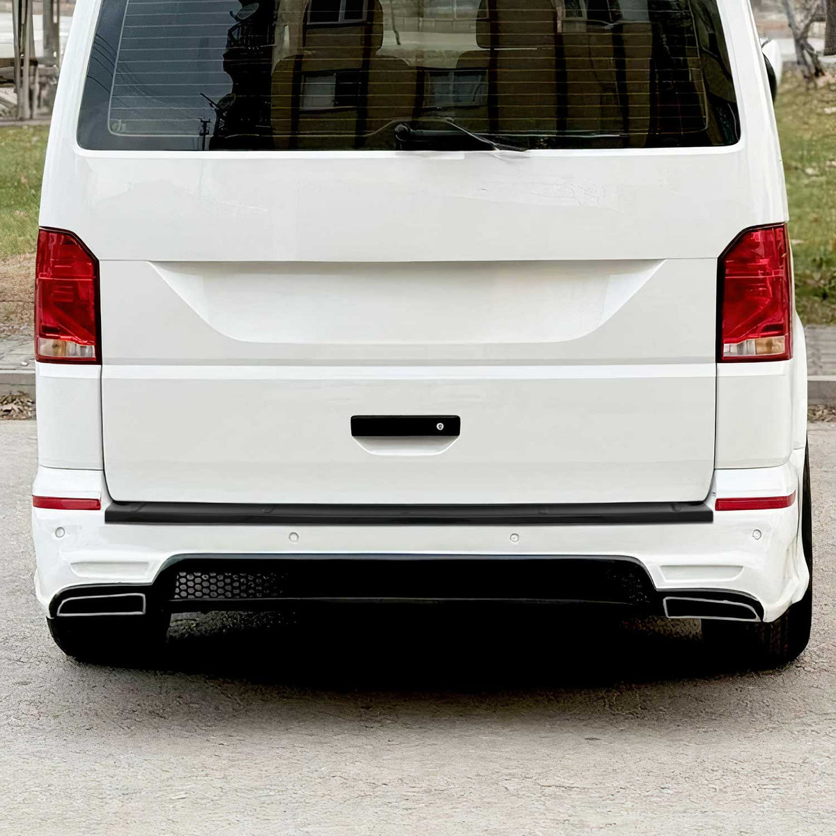 Protector Parachoques para VW Transporter T6 2015-2020 Negro Brillante Acrílica