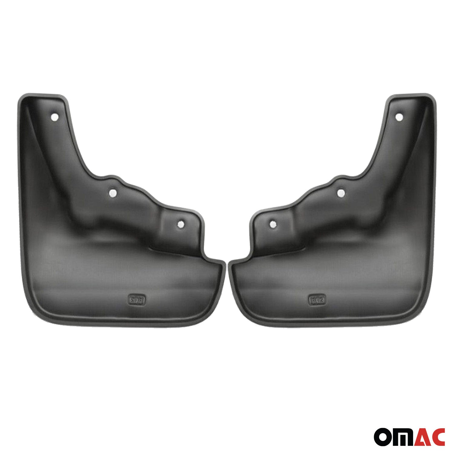 Juego de Guardabarros Trasero para Mazda 3 HB 2009-2011 Negro Mate 2Pza
