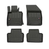 OMAC Premium Alfombrillas De Coche para Volvo V60 2018-2025 Negro TPE Goma 4Pza