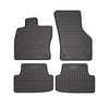 OMAC Alfombrillas De Coche para VW Golf 2019-2024 Negro Goma TPE 4Pza