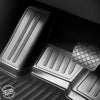 OMAC Alfombrillas De Coche para Mercedes M Class W164 2005-2011 Negro TPE 4Pza