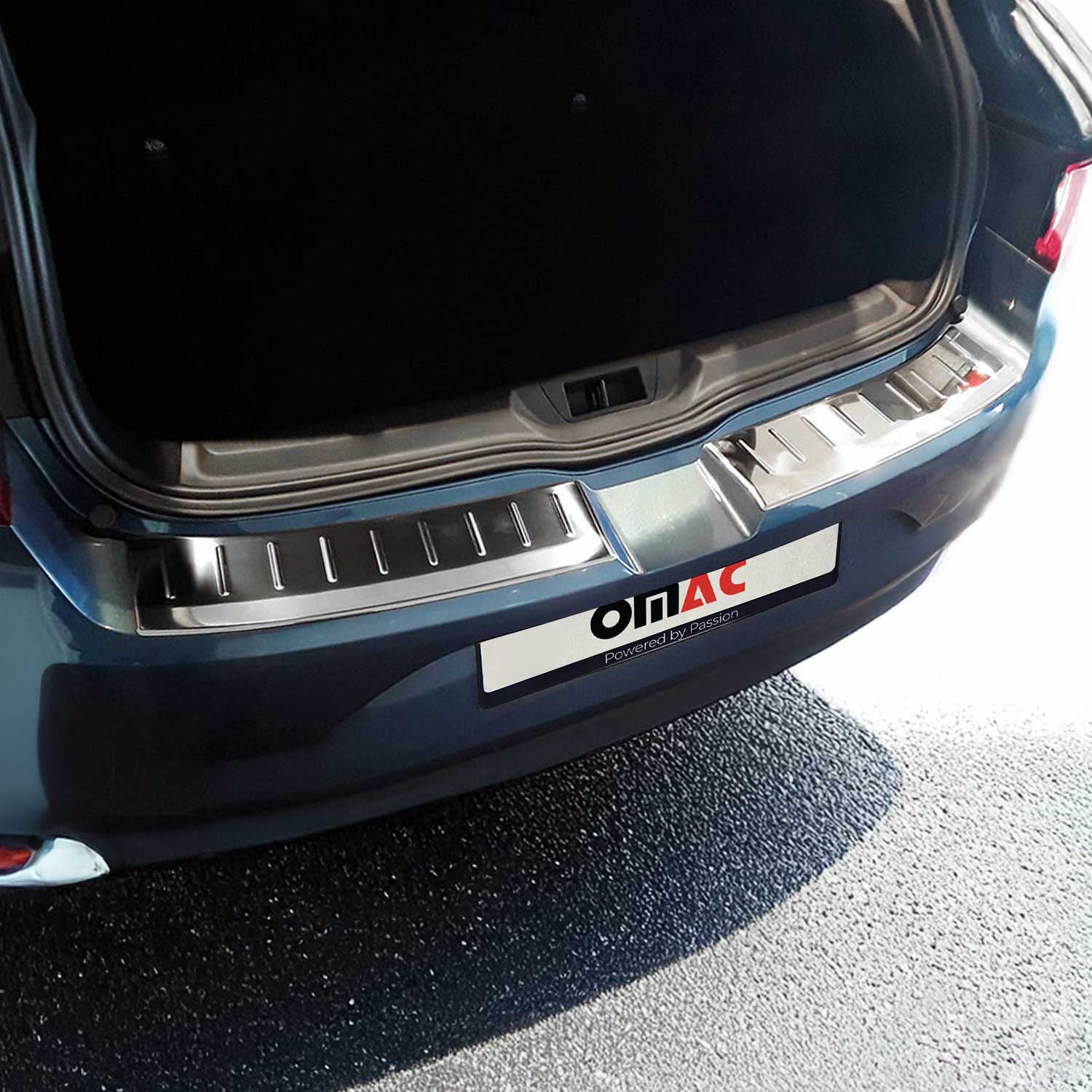 Protector Parachoques para Renault Megane 2015-2020 Plata Brillante Acero