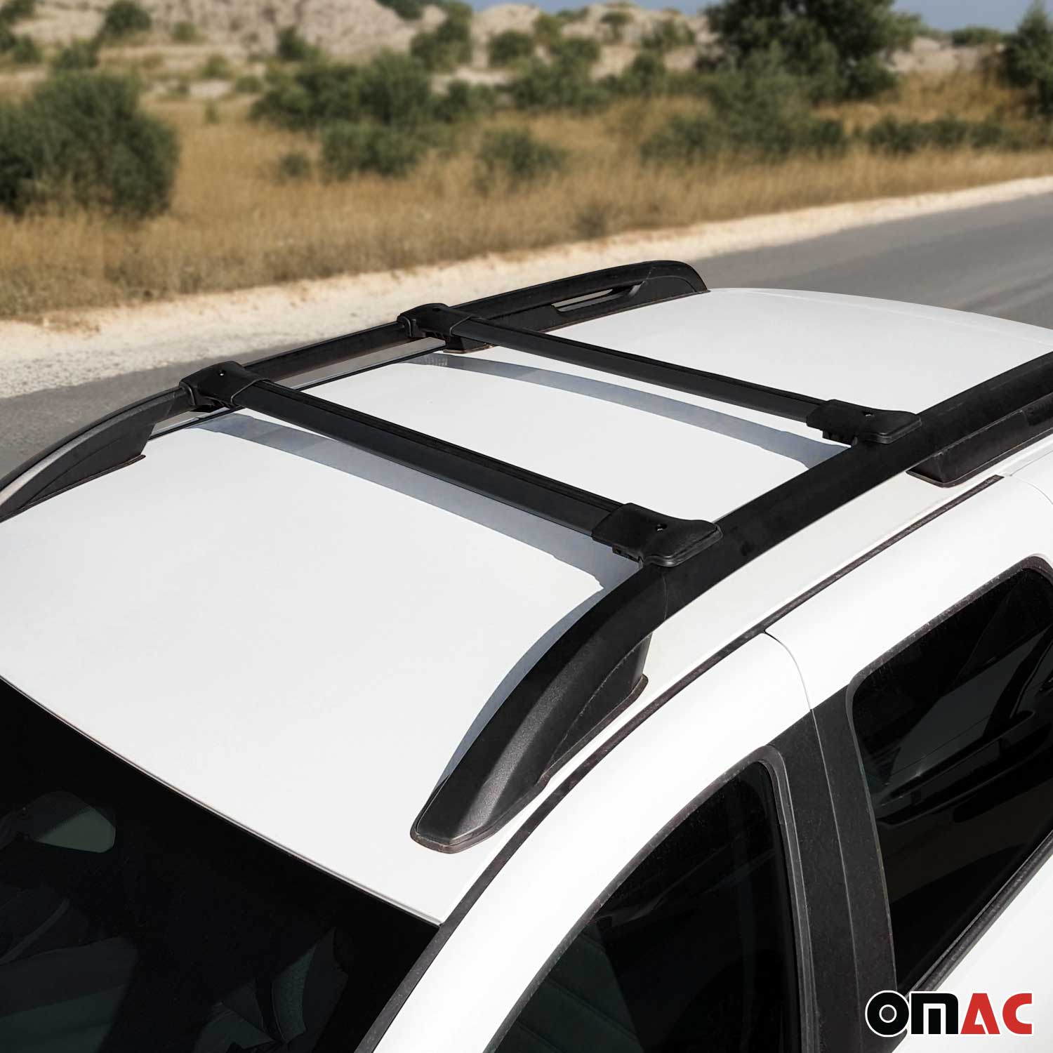 Barras de Techo Baca para Dacia Duster 2 2018-2024 Negro Aluminio 2Pza