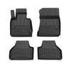 OMAC Premium Alfombrillas De Coche para BMW X4 F26 2014-2018 Negro TPE Goma 4Pza