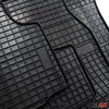 OMAC Alfombrillas De Coche para Fiat Doblo 2010-2020 Negro Goma 2Pza