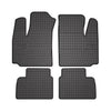 OMAC Alfombrillas De Coche para Fiat Doblo 2000-2010 Negro Goma 4Pza