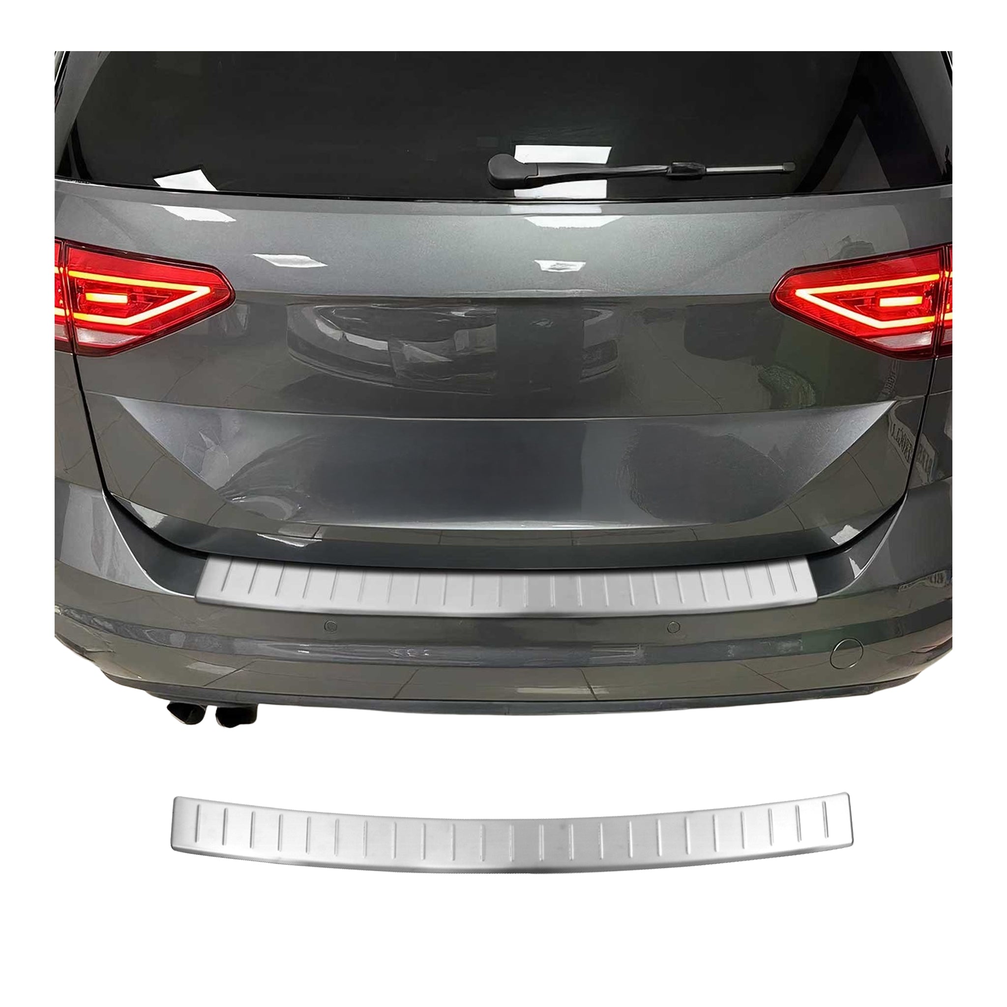Protector de Parachoques Trasero para VW Touran 2015-2025 Acero cepillado