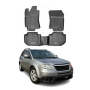 OMAC Alfombrillas De Coche para Subaru Tribeca 2008-2014 Negro Goma TPE 4Pza