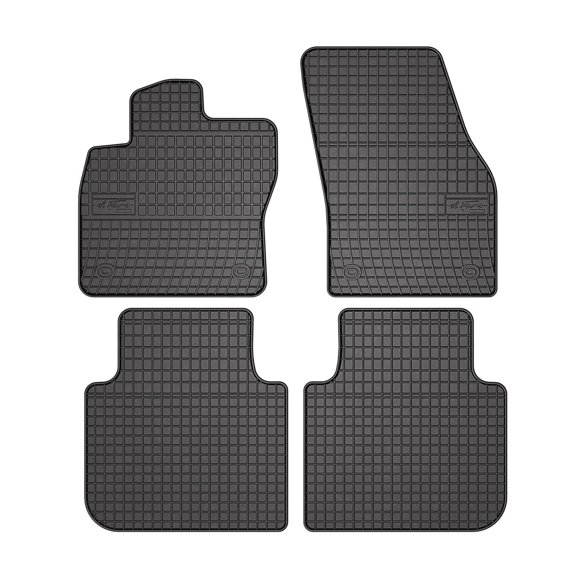OMAC Alfombrillas De Coche para Seat Tarraco 2017-2025 Negro Goma 4Pza