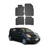 OMAC Alfombrillas De Coche para Nissan Note 2006-2012 Negro Goma 4Pza