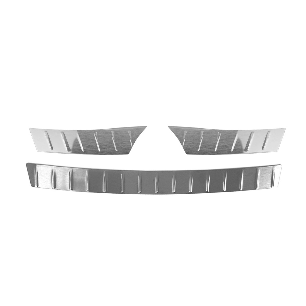 Protector de Parachoques Trasero para VW Tiguan 2007-2016 cepillado Acero