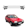 Menabo Barras de Techo Baca para Skoda Forman 1990-1995 Gris Aluminio 2Pza