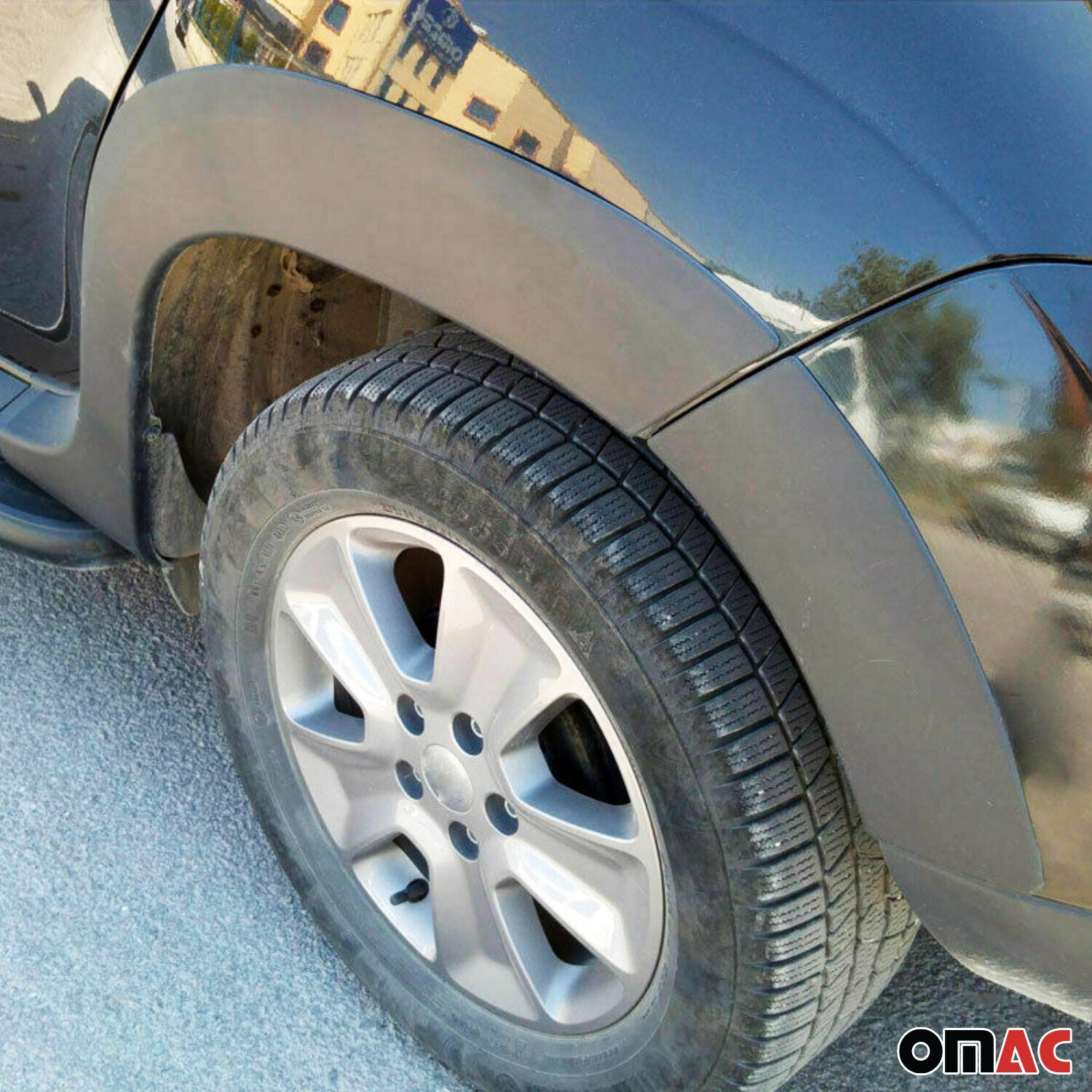 Arco Ala Interior Revestimiento para Dacia Duster 2010-2018 Negro Plástico 8Pza