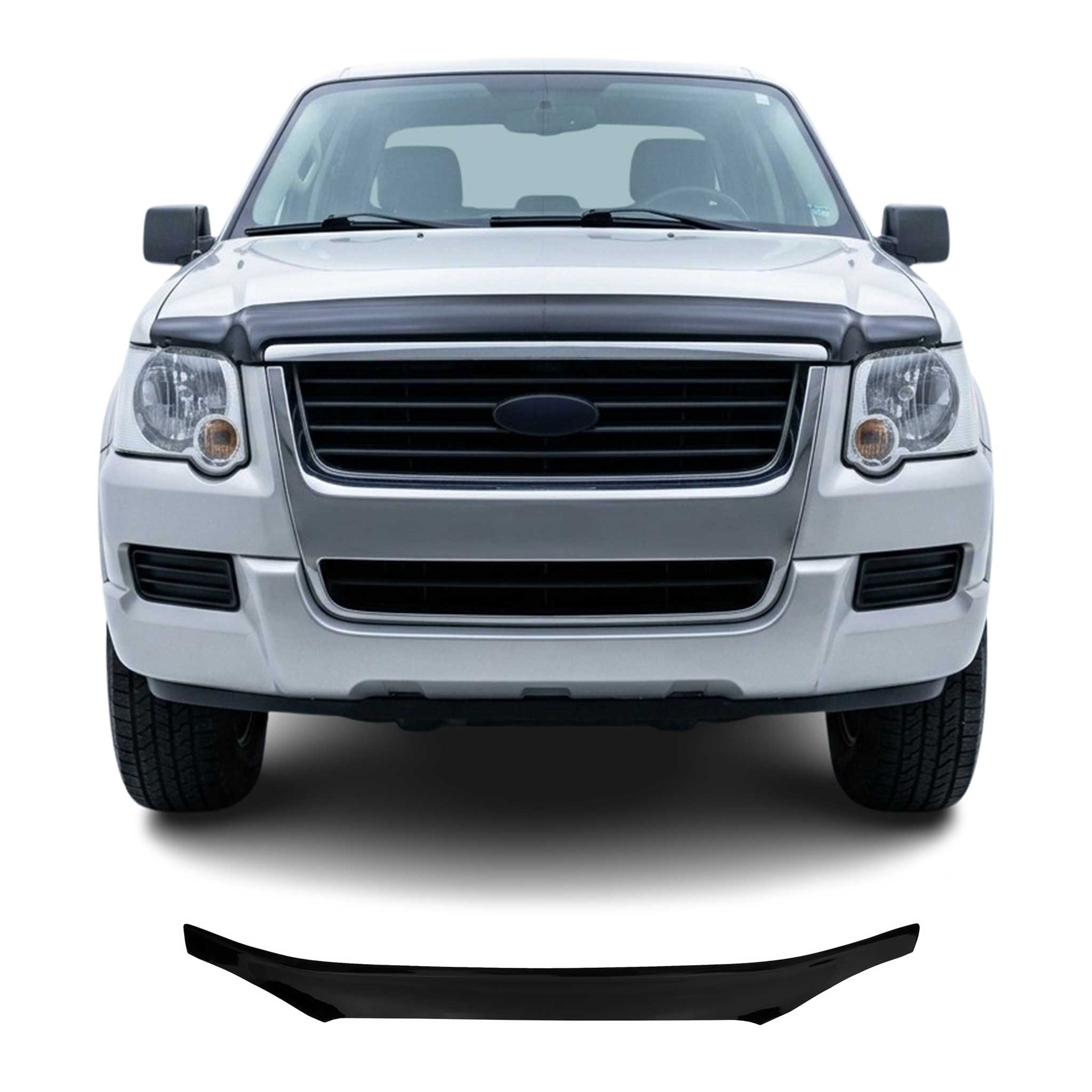 Deflector de Capó para Ford Ranger 2006-2009 Oscuro Brillante Acrílico