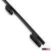 Rieles de Techo Lateral para Mitsubishi L200 2015-2025 Doppelkabine Negro Alu 2x