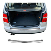 Protector de Parachoques Trasero para VW Touran 2003-2010 Acero cepillado