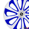 Sparco Tapacubos 16" pulgadas Universal Plata Azul Carbono ABS
