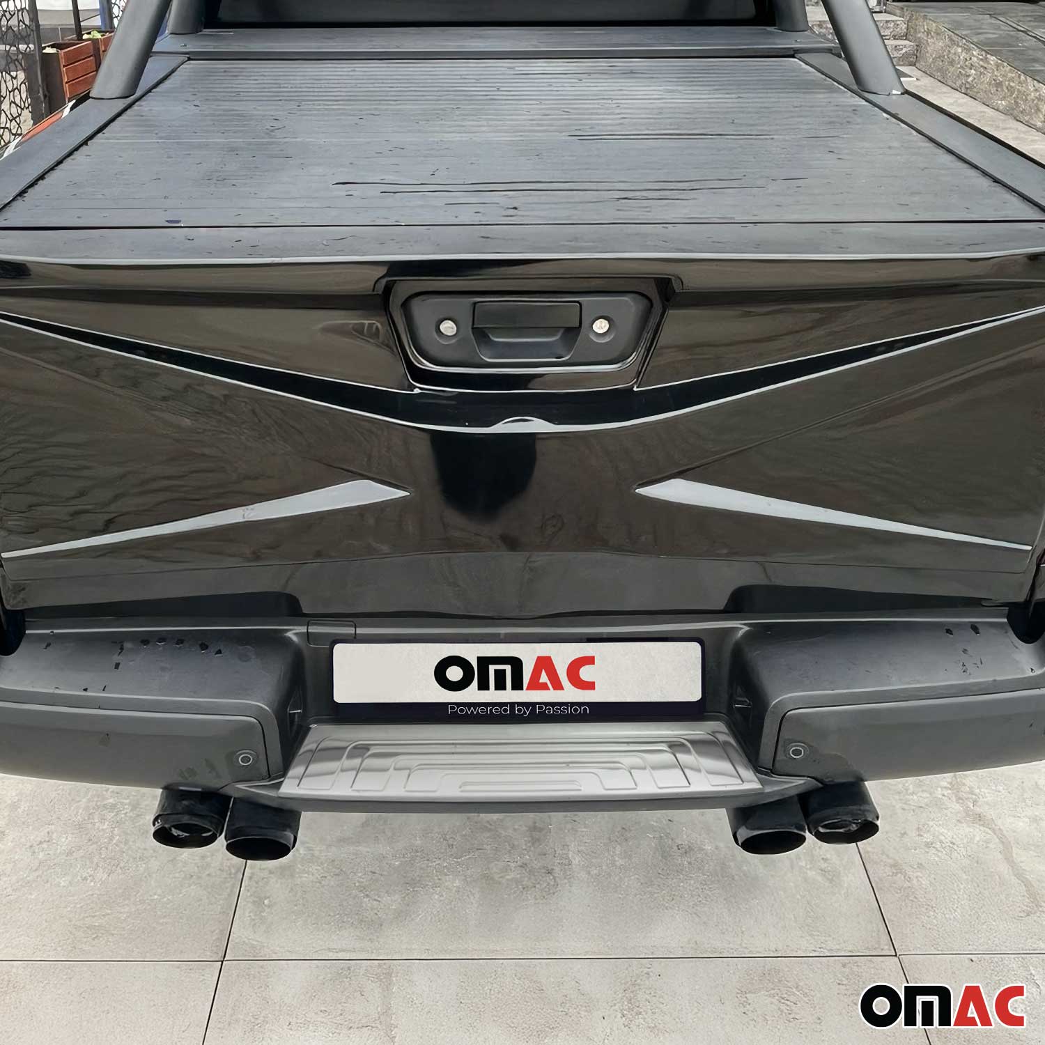 Protector Parachoques para Mercedes X Class 2017-2020 Plata Brillante Acero