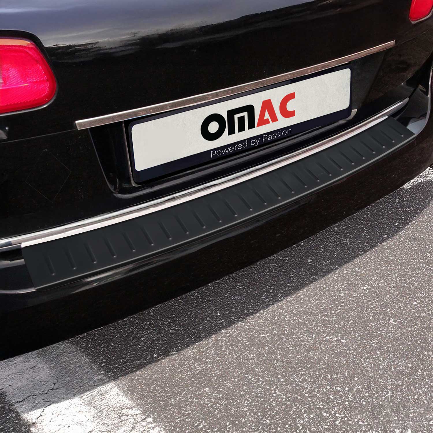 Protector de Parachoques Trasero para VW Passat B6 2005-2010 Acero cepillado