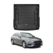 OMAC Premium Bandeja Maletero Alfombrilla para Audi A4 B9 Familiar 2016-2025 TPE