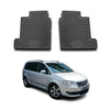 OMAC Alfombrillas De Coche para VW Touran 2003-2015 7 Asiento 3. línea TPE 2x