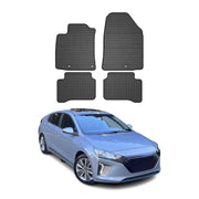 OMAC Alfombrillas De Coche para Hyundai Ioniq 2016-2022 Negro Goma 4Pza