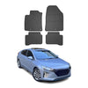 OMAC Alfombrillas De Coche para Hyundai Ioniq 2016-2025 Negro Goma 4Pza