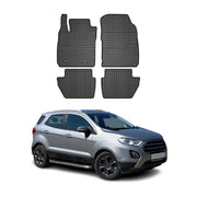 OMAC Alfombrillas De Coche para Ford Ecosport 2017-2020 Negro Goma 4Pza