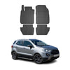 OMAC Alfombrillas De Coche para Ford Ecosport 2017-2020 Negro Goma 4Pza