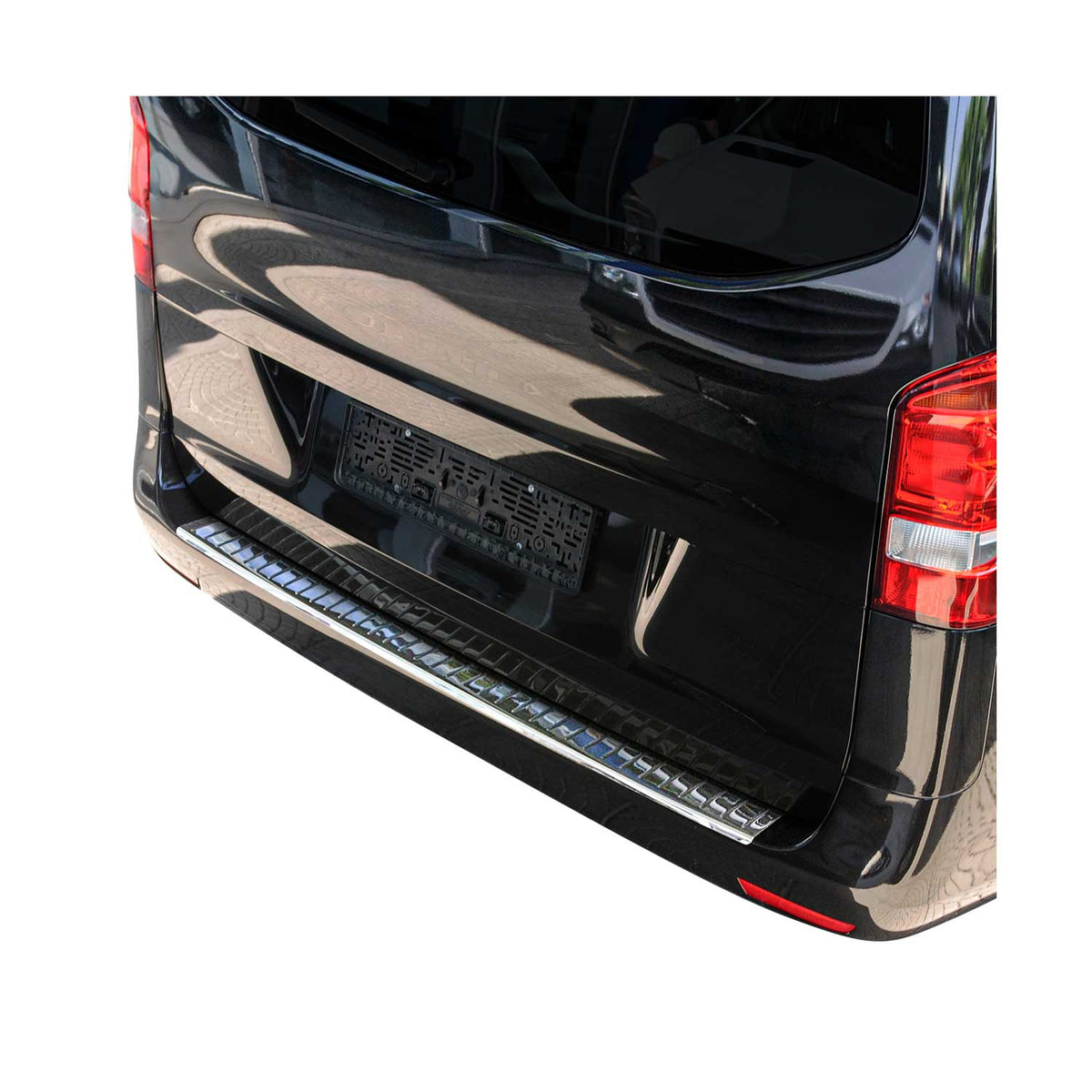 Protector Parachoques para Mercedes Vito W447 2014-2025 Acero Brillante Plata