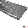 Protector de Parachoques Trasero para Opel Vivaro 2 2001-2014 Plata Mate Alu