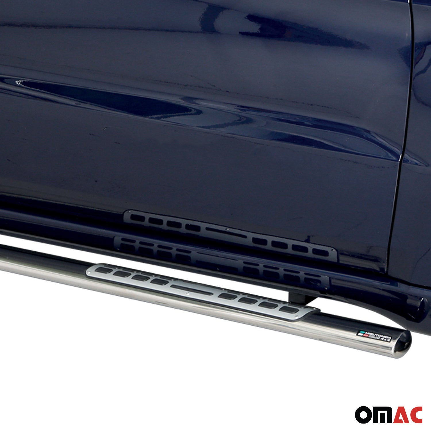 Estribos Barras Laterales para Jeep Grand Cherokee Overland 2013-17 Plata Acero