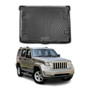 OMAC Bandeja Maletero Alfombrilla para Jeep Cherokee 2008-2019 Negro Goma TPE