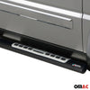 Par de Estribos Barras Laterales para Jeep Cheeroke 2008-2013 Negro Acero
