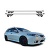 Menabo Barras Techo Baca para Honda Accord Tourer 2008-2025 Gris Aluminio 2Pza