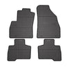 OMAC Alfombrillas De Coche para Peugeot Bipper 2008-2014 Negro Goma TPE 4Pza