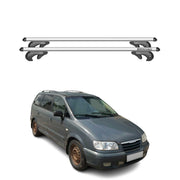 Menabo Barras de Techo Baca para Hyundai Trajet 1999-2008 Gris Aluminio 2Pza