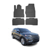 OMAC Alfombrillas De Coche para Ford Explorer 2019-2025 Negro Goma 4Pza