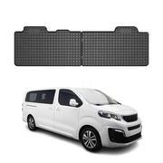 OMAC Alfombrillas De Coche para Peugeot Traveller 2. línea 2016-2025 Goma 2x