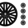 Sparco Bergamo Tapacubos 14 Pulgadas Universal Negro ABS Plástico