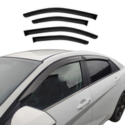 Deflectores de Aire de Viento para Skoda Octavia 2019-2025 Oscuro Acrílico 4Pza