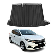 OMAC Bandeja Maletero Alfombrilla para Dacia Sandero 3 2021-2025 Negro Goma TPE