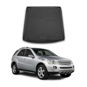 OMAC Bandeja Maletero Alfombrilla para Mercedes M Class W164 2005-2011 Negro TPE