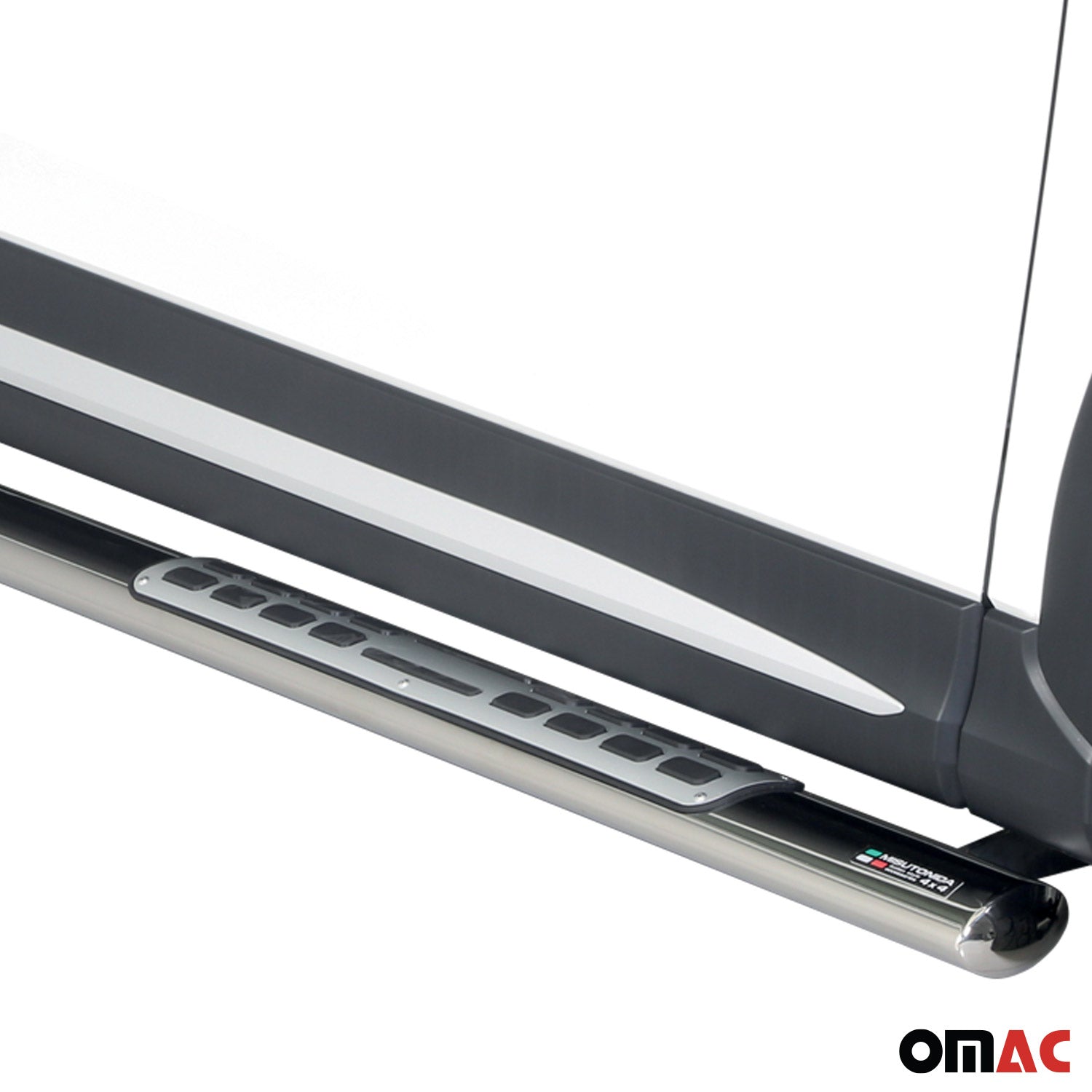 Estribos Barras Laterales para Mitsubishi Eclipse Cross 2018-2020 Plata Acero