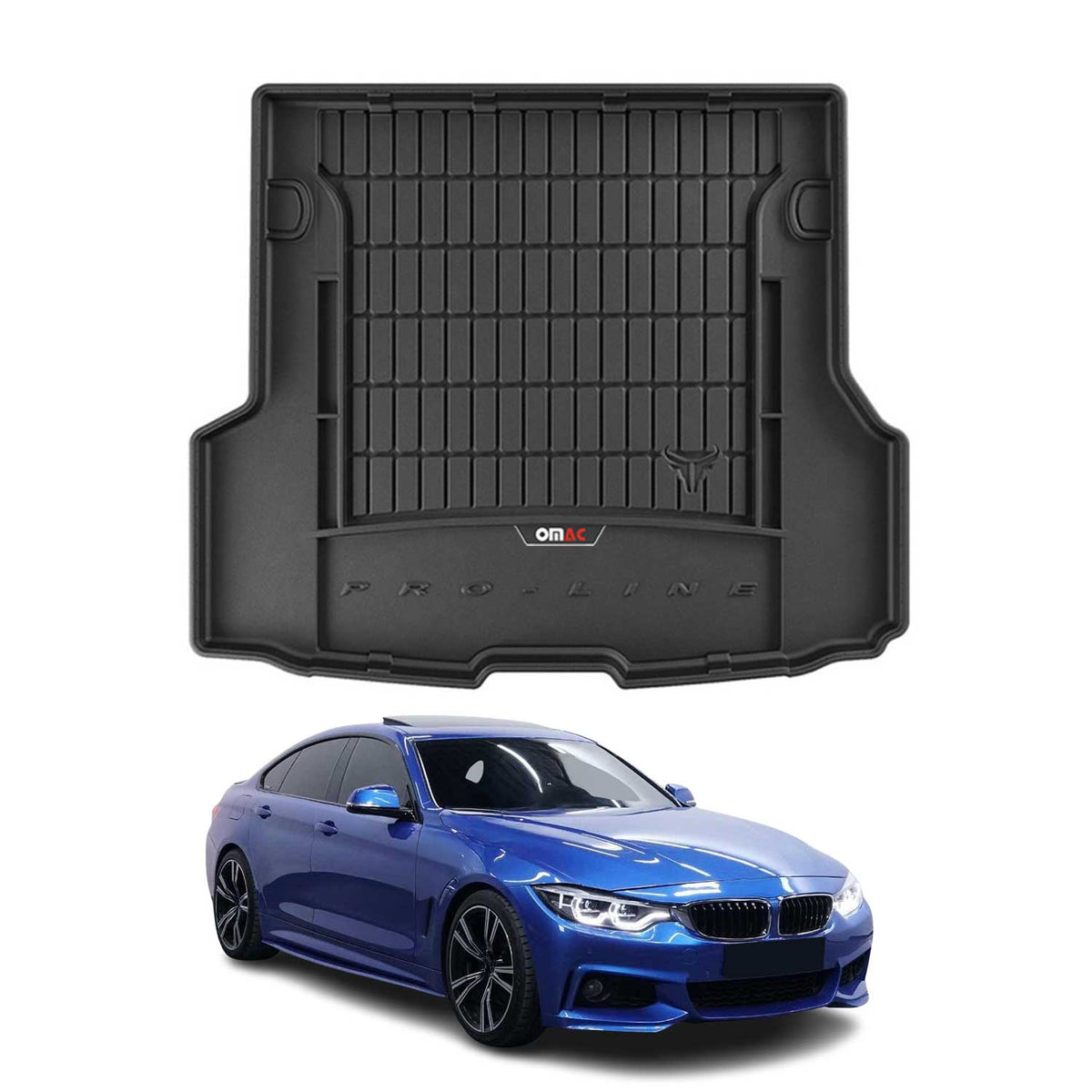 OMAC Premium Bandeja Maletero Alfombrilla para BMW Serie 4 F36 2014-2021