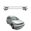Menabo Barras de Techo Baca para Kia Joice 2000-2002 Gris Aluminio 2Pza