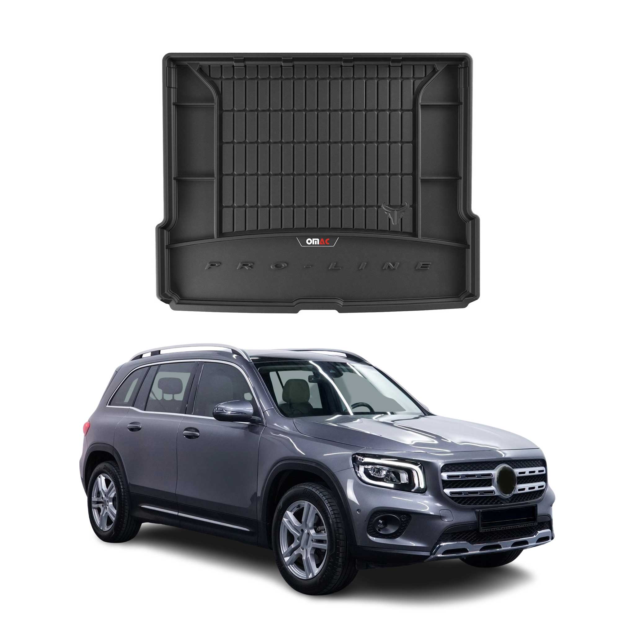 OMAC Premium Bandeja Maletero Alfombrilla para Mercedes GLB X247 2019-2025 TPE