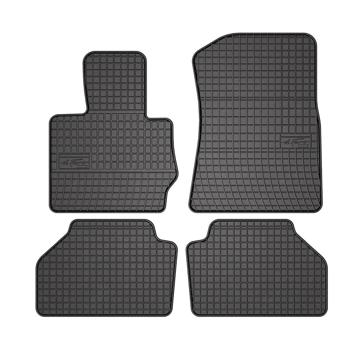 OMAC Alfombrillas De Coche para BMW X4 F26 2014-2018 Negro Goma TPE 4Pza