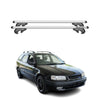 Menabo Barras de Techo Baca para Toyota Sprinter Familiar 1998-2002 Gris Alu 2x